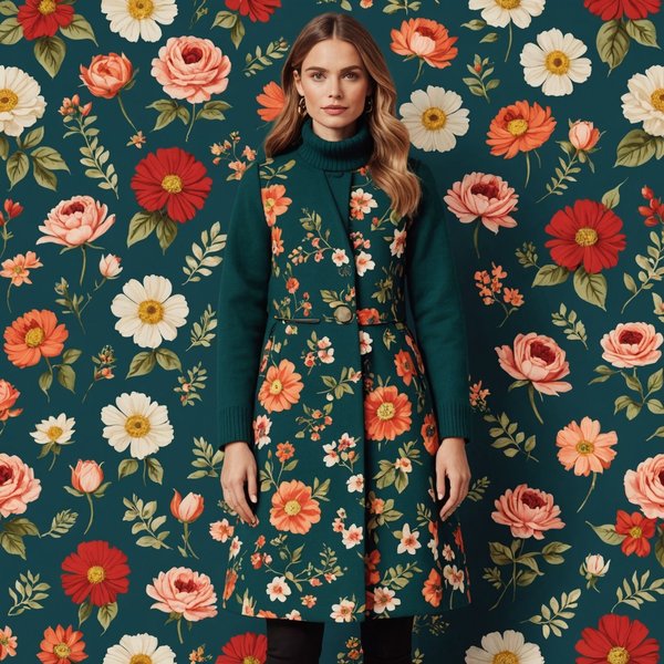 Comment intégrer des motifs floraux dans une garde-robe d'hiver sans paraître hors saison?